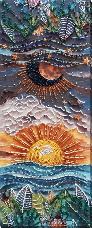 Bead Embroidery Kit Main Bead Embroidery Kit Between day and night
