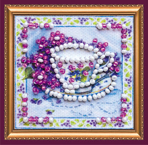 Magnets Bead Embroidery Kit Mini Magnets Bead embroidery kit Fragrant Tea