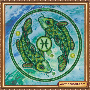Bead Embroidery Kit Main Bead Embroidery Kit Pisces