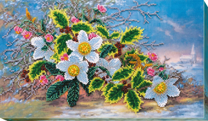 Bead Embroidery Kit Main Bead Embroidery Kit Christmas bouquet
