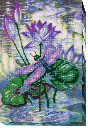 Bead Embroidery Kit Main Bead Embroidery Kit Among Water-lilies