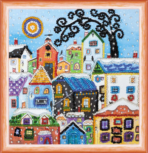 Bead Embroidery Kit Mini Bead embroidery kit Bright houses