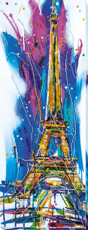 Bead Embroidery Kit Main Bead Embroidery Kit Eiffel Tower