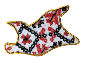 Magnets Bead Embroidery Kit Kits for embroidery with beads magnets "Map of Ukraine" Cherkasy region