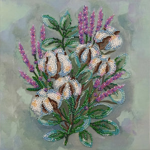 Bead Embroidery Kit Mid-sized bead embroidery kit Gentle dream