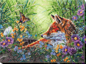 Bead Embroidery Kit Main Bead Embroidery Kit In grass