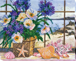 Bead Embroidery Kit Main Bead Embroidery Kit On the coast