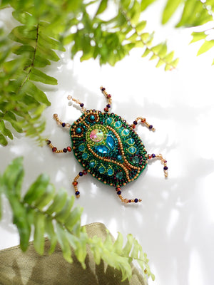 Brooch Embroidery Kit Decoration Mau-sit-sit (Decorative jewellery)