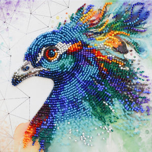 Bead Embroidery Kit Main Bead Embroidery Kit Respectable peacock