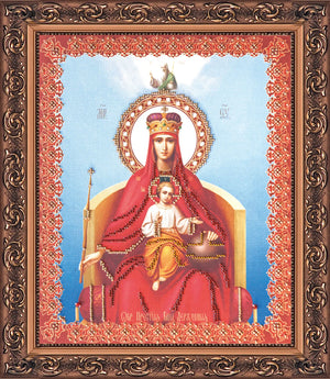 Bead Embroidery Kit Main Bead Embroidery Kit The Reigning Mother of God