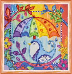 Bead Embroidery Kit Mini Bead embroidery kit Summer rain
