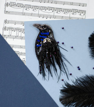 Brooch Embroidery Kit Decoration Harbinger of Darkness (Decoration)