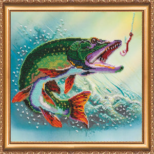 Bead Embroidery Kit Main Bead Embroidery Kit On the hook