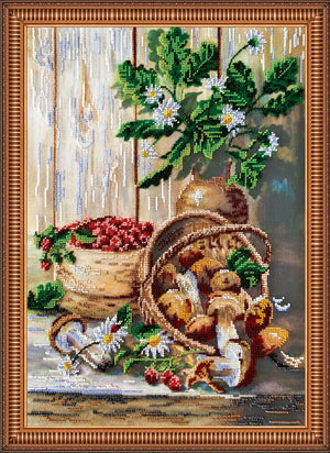 Bead Embroidery Kit Main Bead Embroidery Kit Fantasy forest