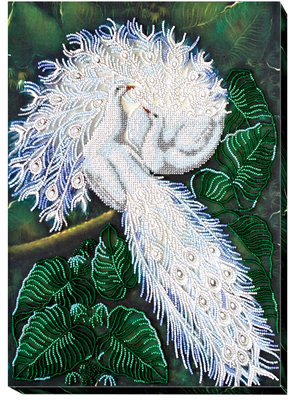 Bead Embroidery Kit Main Bead Embroidery Kit White happiness