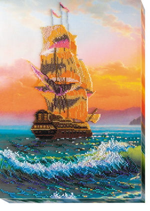 Bead Embroidery Kit Main Bead Embroidery Kit On the waves
