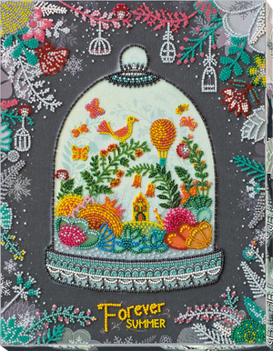 Bead Embroidery Kit Main Bead Embroidery Kit Forever summer