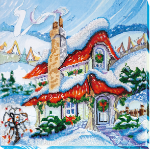 Bead Embroidery Kit Main Bead Embroidery Kit Fabulous winter - 2