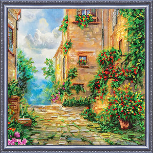 Bead Embroidery Kit Main Bead Embroidery Kit Flower street