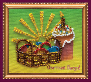 Magnets Bead Embroidery Kit Magnets Bead embroidery kit Easter still-life – 4