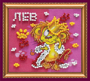 Magnets Bead Embroidery Kit Magnets Bead embroidery kit Leo