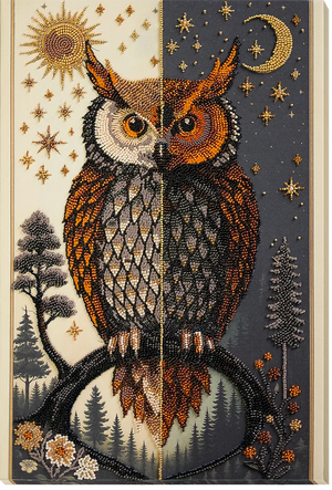 Bead Embroidery Kit Main Bead Embroidery Kit The oracle between day and night