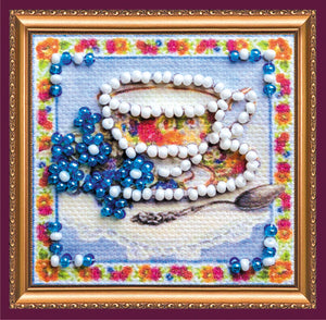 Magnets Bead Embroidery Kit Mini Magnets Bead embroidery kit Herb tea