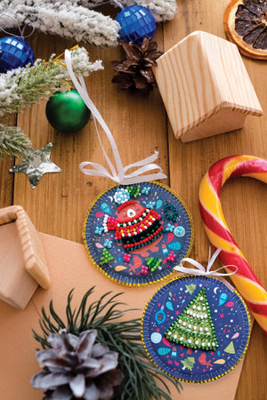 Christmas and New Year Decor Kit Decoration Holiday of bear