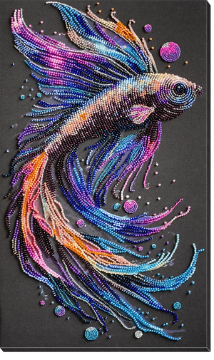 Bead Embroidery Kit Main Bead Embroidery Kit Waves of Color