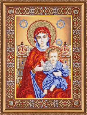 Bead Embroidery Kit Main Bead Embroidery Kit Wedding Icon – The Holy Mother of God