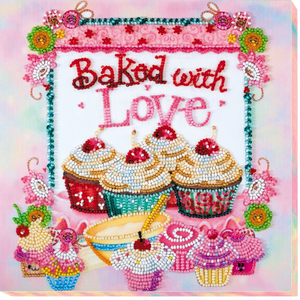 Bead Embroidery Kit Mid-sized bead embroidery kit Baked with love