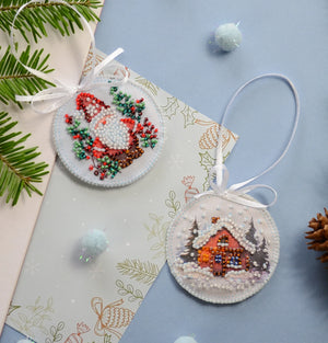 Christmas and New Year Decor Kit Decoration Winter wizard