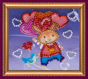 Magnets Bead Embroidery Kit Magnets Bead embroidery kit Enamored rabbit