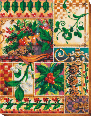 Bead Embroidery Kit Main Bead Embroidery Kit Winter's pantry