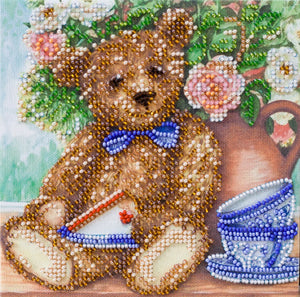 Bead Embroidery Kit Mini Bead embroidery kit Candy bear