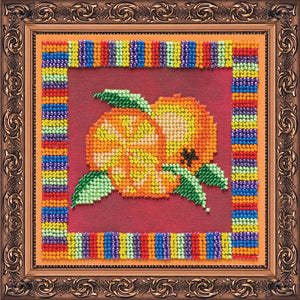 Bead Embroidery Kit Main Bead Embroidery Kit Orange