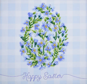 Bead Embroidery Kit Mini Bead embroidery kit Easter snowdrop