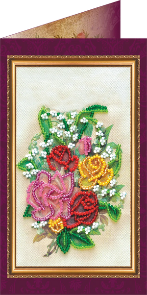 Postcards Bead Embroidery Kit Postcard Bead embroidery kit Congratulations – 11
