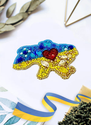 Brooch Embroidery Kit Decoration My native