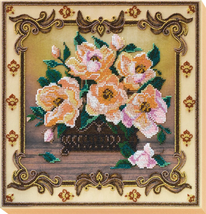 Bead Embroidery Kit Main Bead Embroidery Kit Ballad about flowers