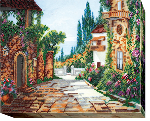 Bead Embroidery Kit Main Bead Embroidery Kit Seaside street