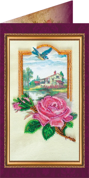 Postcards Bead Embroidery Kit Postcard Bead embroidery kit Congratulations – 10