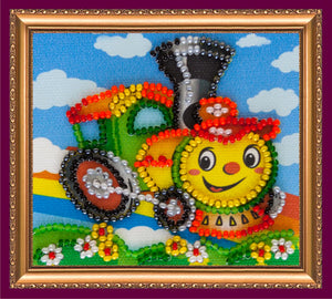 Magnets Bead Embroidery Kit Magnets Bead embroidery kit Train