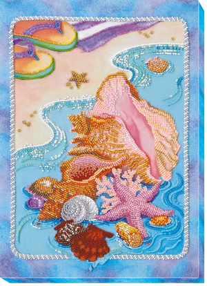 Bead Embroidery Kit Main Bead Embroidery Kit Azure coast