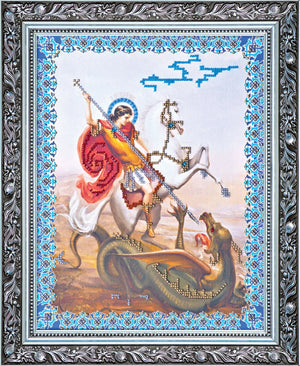 Bead Embroidery Kit Main Bead Embroidery Kit St. George the Victorious