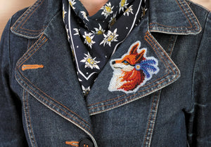 Bead Embroidery Kit On Clothes Decoration Fox