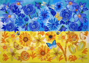 Bead Embroidery Kit Main Bead Embroidery Kit The flag