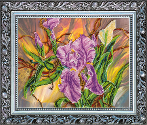 Bead Embroidery Kit Main Bead Embroidery Kit Bordeaux pearl
