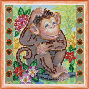 Bead Embroidery Kit Mini Bead embroidery kit In Jungle