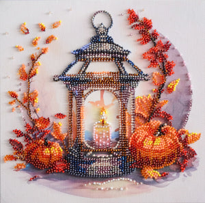 Bead Embroidery Kit Mid-sized bead embroidery kit Autumn light